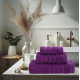 Πετσέτες Μπάνιου (Σετ 3τμχ) 100% Βαμβάκι  Blanca Purple 500gsm