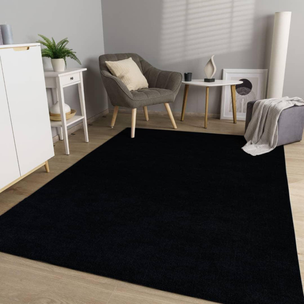 1 + 1 ΔΩΡΟ Μοκέτες Kοrity All Season Μαύρο 200x250cm KBRT-1-BLACK