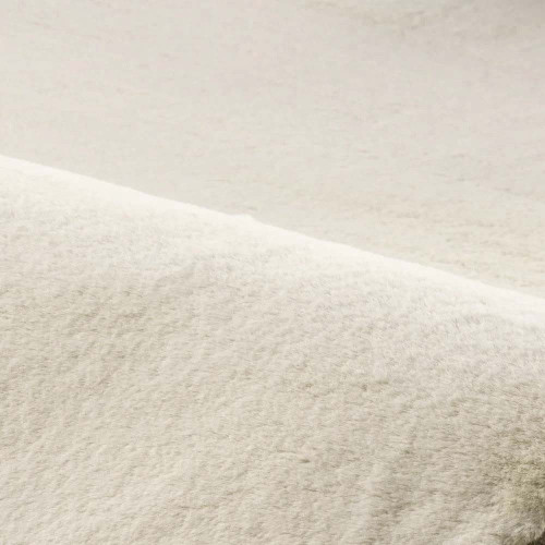 Γούνινο Χαλί Rabbit Μονόχρωμο ΚΡΕΜ RBTCR - 160X210CM