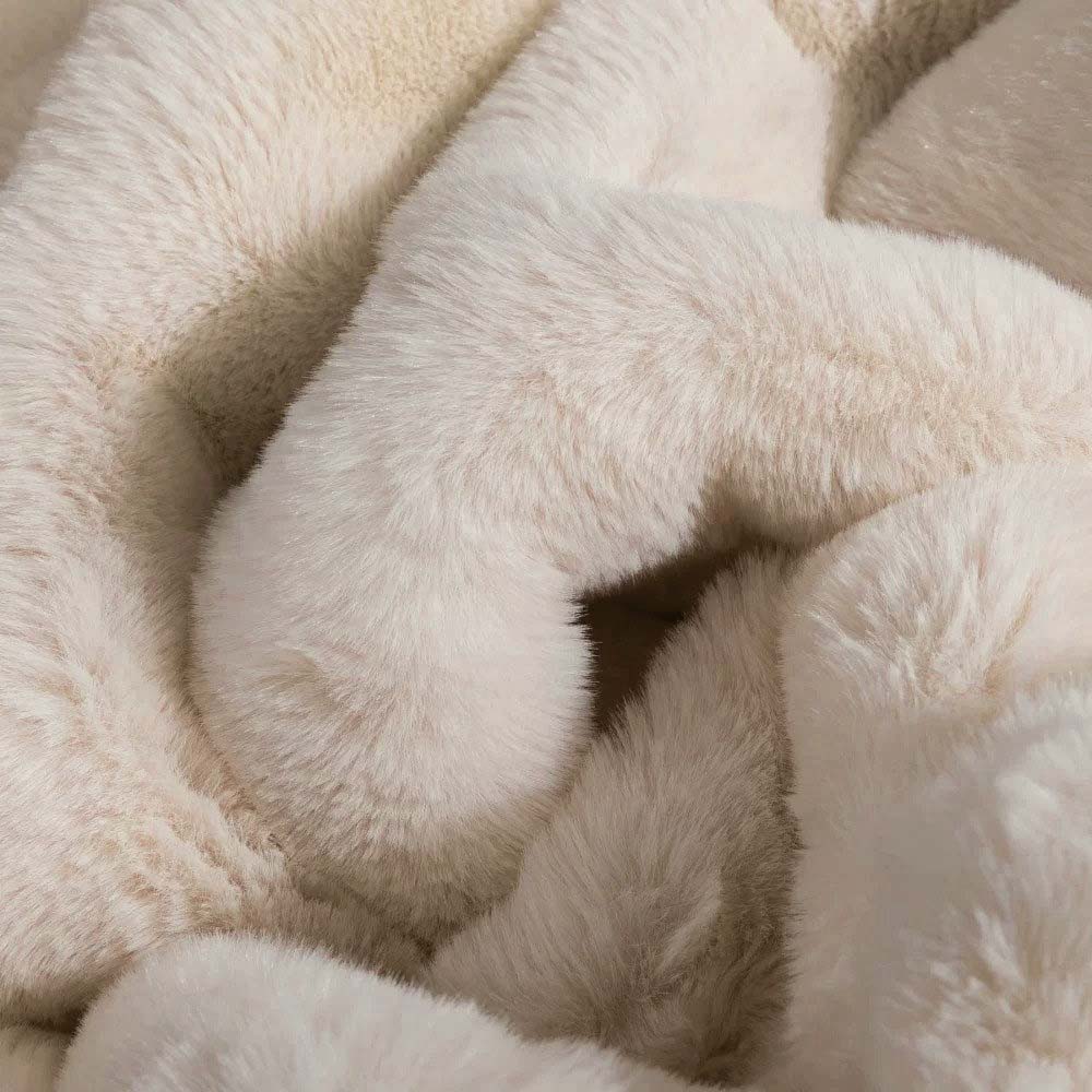 Σετ Κρεβατοκάμαρας 3τμχ Rabbit Γούνινο Ανοιχτό Καπουτσίνο RBT-CAMEL-S66 (1*66×200+2*66X130)