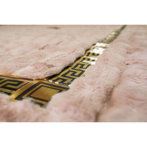Γούνινο Χαλί Solid Μονόχρωμο VERSACE ΡΟΖ  VRC-PINK 180X280CM