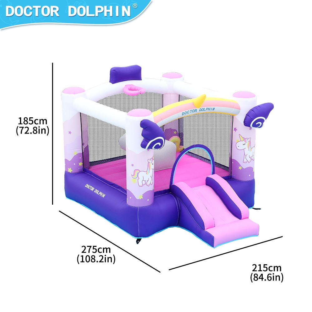 Φουσκωτό Τραμπολίνο Dream Unicorn με Τσουλήθρα & Φουσκωτό Μονόκερο 275×215×185cm Φουσκωτό Τραμπολίνο Dream Unicorn με Τσουλήθρα & Φουσκωτό Μονόκερο 275×215×185cm