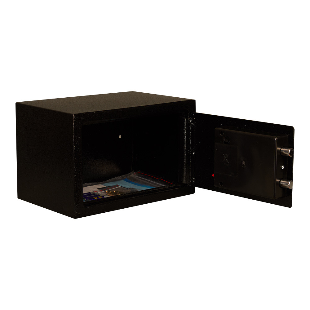 Χρηματοκιβώτιο Ασφαλείας με Κλειδί 31x20x20cm Μαύρο 20M