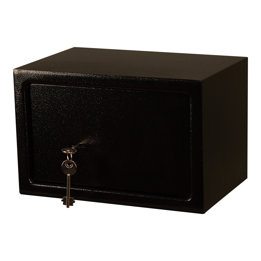 Χρηματοκιβώτιο Ασφαλείας με Κλειδί 31x20x20cm Μαύρο 20M