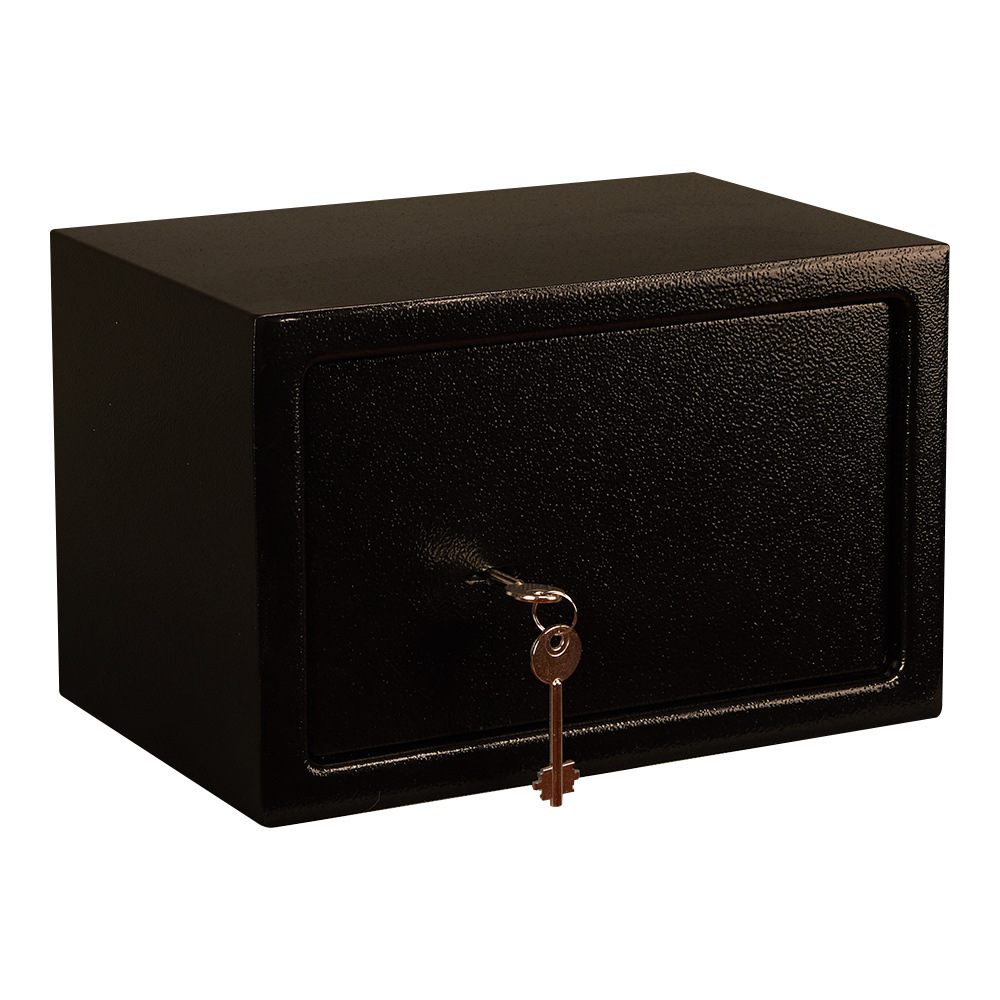 Χρηματοκιβώτιο Ασφαλείας με Κλειδί 31x20x20cm Μαύρο 20M