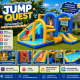 Φουσκωτό Τραμπολίνο Jump Quest με Διπλή Τσουλήθρα & Χώρο Αναπήδησης 415×315×205 cm Φουσκωτό Τραμπολίνο Jump Quest με Διπλή Τσουλήθρα & Χώρο Αναπήδησης 415×315×205 cm