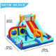 Φουσκωτό Τραμπολίνο Splash & Slide με Νεροπίστολα, Τσουλήθρα & Αναρρίχηση 450×375×215 cm
