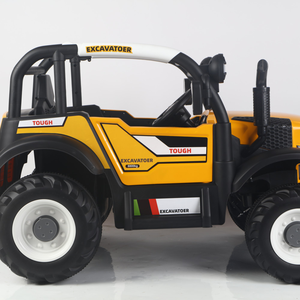Ηλεκτροκίνητο Παιδικό Τρακτέρ Κίτρινο 12V 6602-YELLOW