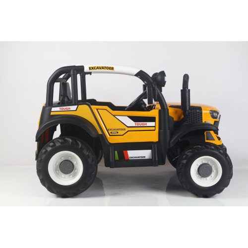 Ηλεκτροκίνητο Παιδικό Τρακτέρ Κίτρινο 12V 6602-YELLOW
