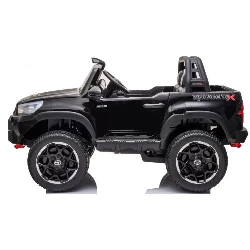 Παιδικό Ηλεκτροκίνητο Αυτοκίνητο Διθέσιο Licensed Toyota Hilux με τηλεχειριστήριο 12V Μαύρο