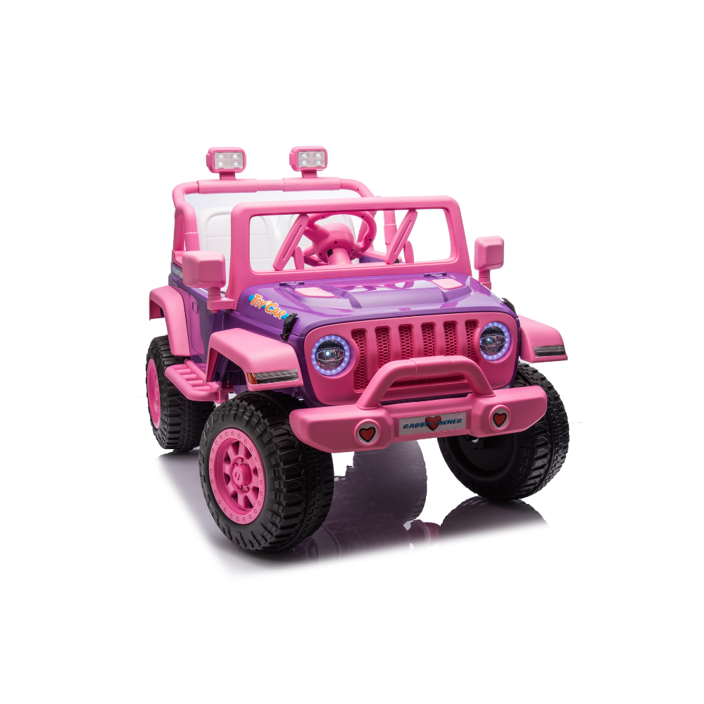 Ηλεκτροκίνητο Παιδικό Αυτοκίνητο τύπου Jeep 12V Ροζ NEL-617