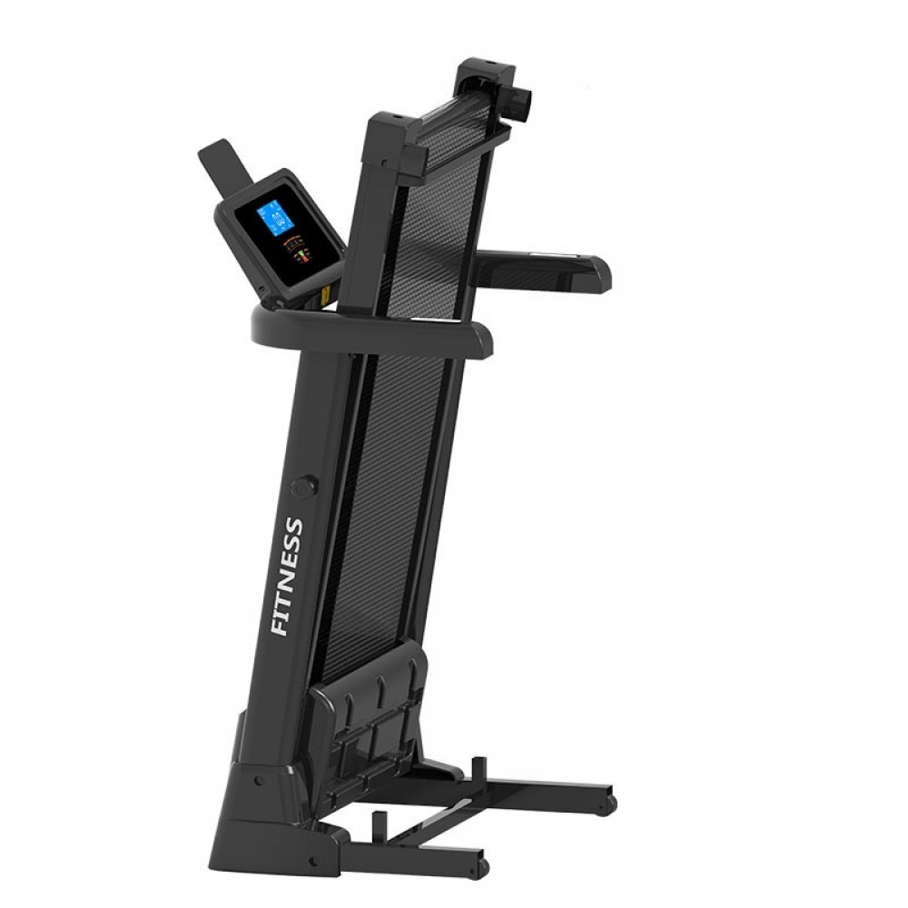 Διάδρομος γυμναστικής αναδιπλούμενος ηλεκτρικός 3.0hp σε μαύρο με οθόνη ένδειξης TM-216