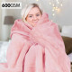 1+1 Δώρο Κουβέρτα Ισπανική Βελουτέ Gabriella Williams Υπέρδιπλη Ροζ 3kg 220x240cm BLVL01-PINK