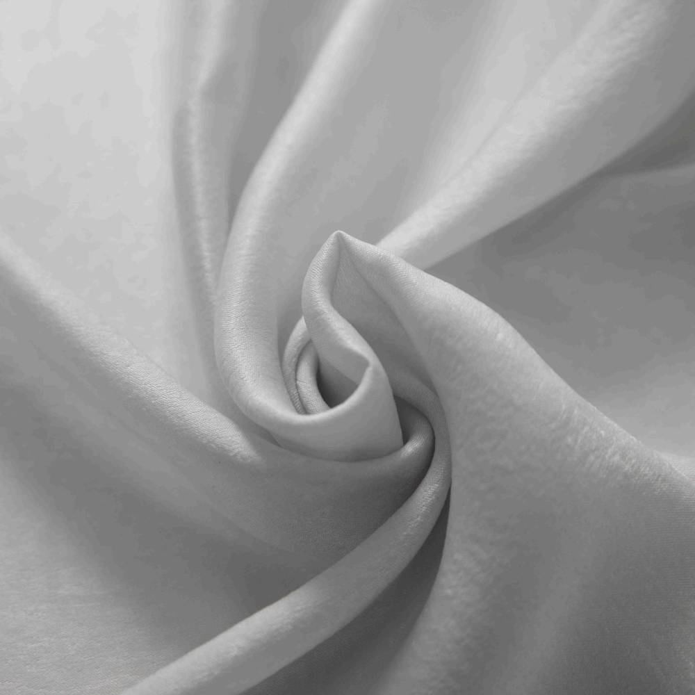 Velour Satin Κουρτίνα Γκρεζ 80% Σκίασης Με Κρίκο Υ270xΦ280cm A6341-20