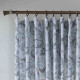 Κουρτίνα Σκίασης Ζακάρ Με Λαχούρια Μπλε Με Τρέσα 270x280cm 6017-1