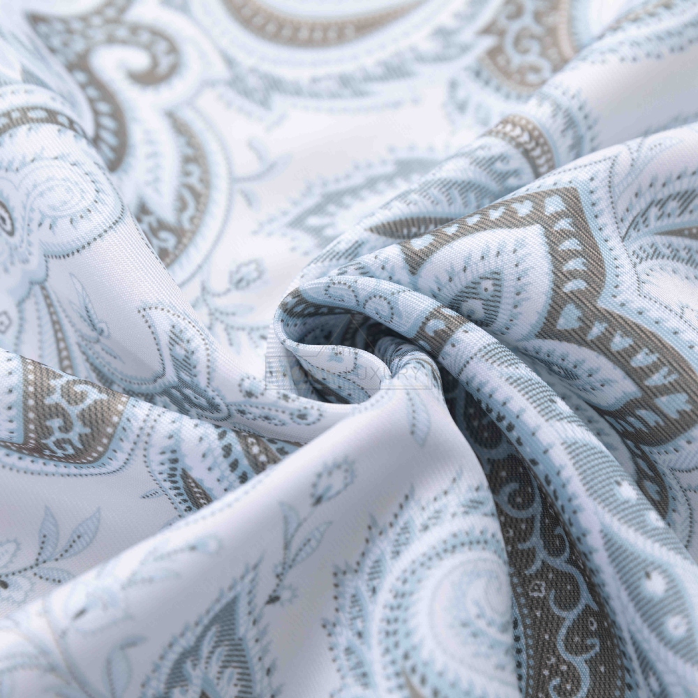 Κουρτίνα Σκίασης Ζακάρ Με Λαχούρια Μπλε Με Τρέσα 270x280cm 6017-1