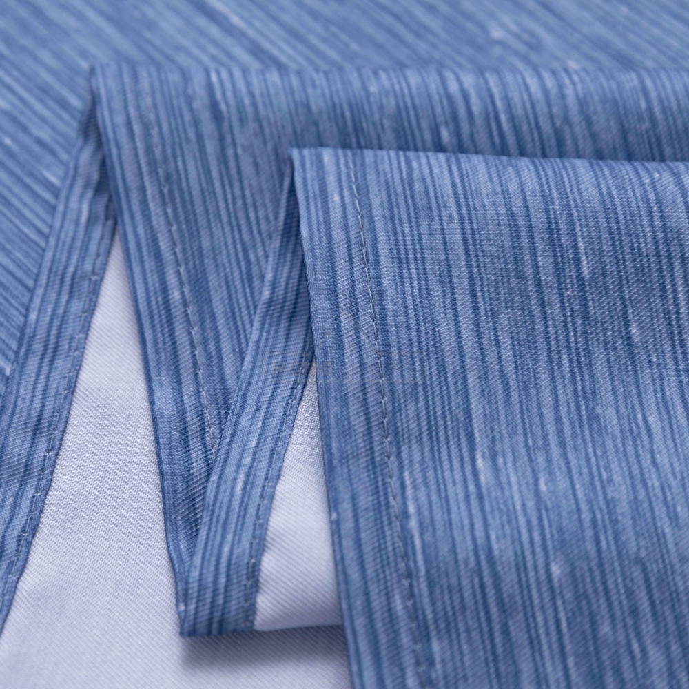 Κουρτίνα Σκίασης Μπλε Ρουά με Τρέσα 270x280cm 6019-6