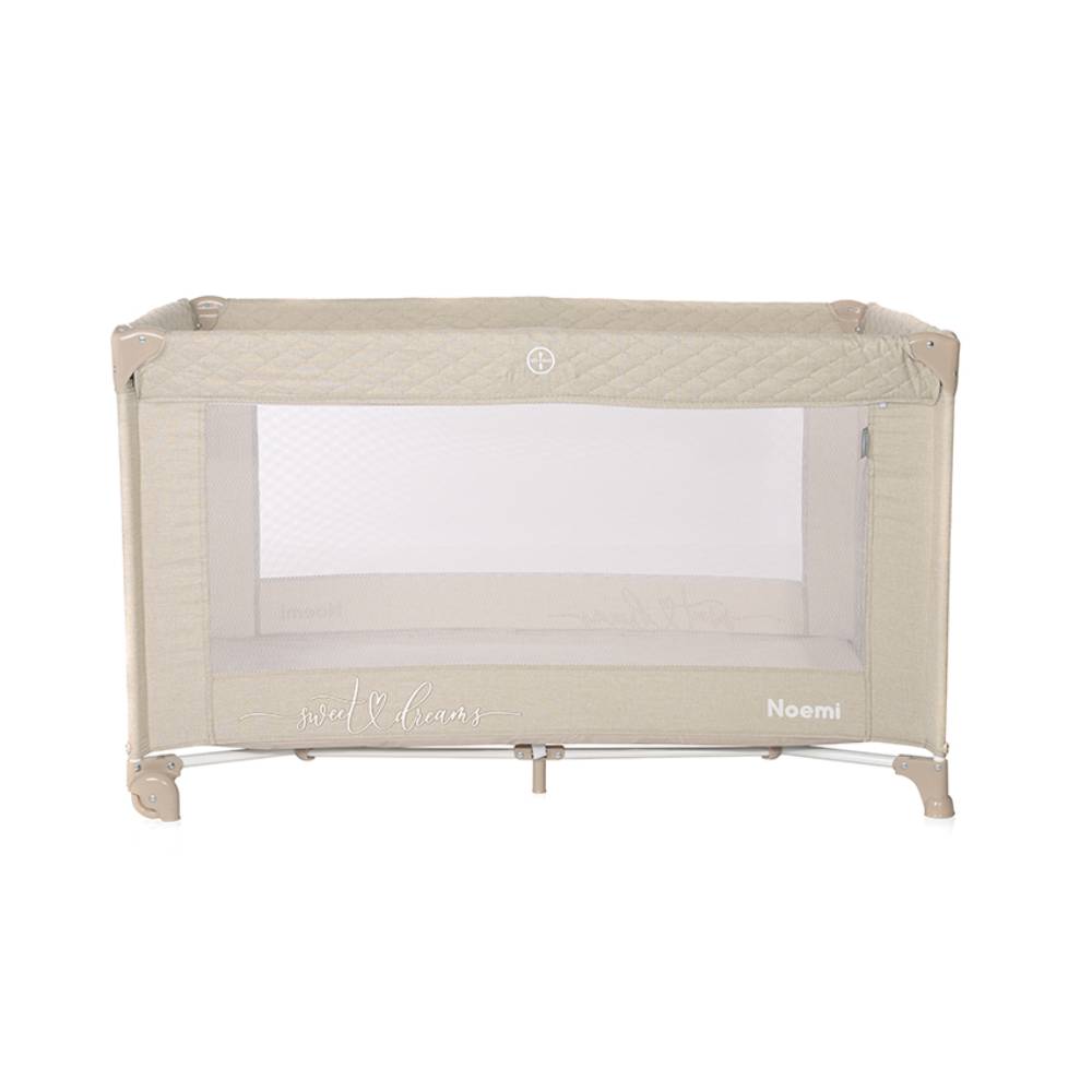 Lorelli Noemi 1 Επιπέδου Παρκοκρέβατο Fog Beige 10080542217
