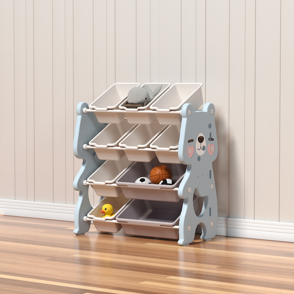 Πλαστική Βιβλιοθήκη Cute Bear Μπλε SN-QD007-BLU Πλαστική Βιβλιοθήκη Cute Bear Μπλε SN-QD007-BLU