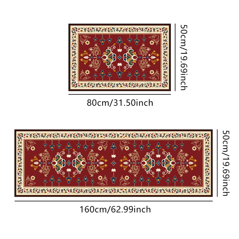 Σετ 2τμχ πατάκια αντιολισθητικά (150x60cm & 80x50cm) PAT-028