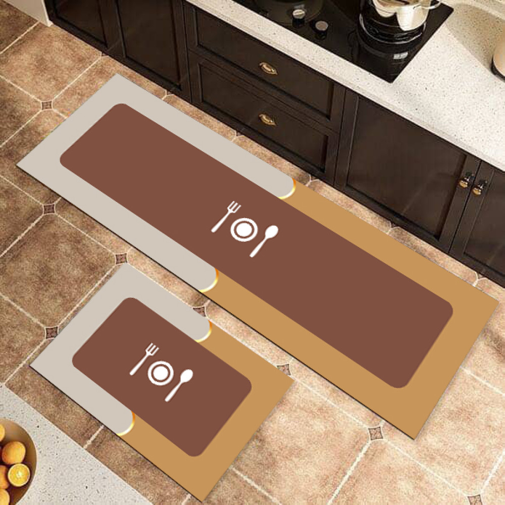 Σετ 2τμχ πατάκια αντιολισθητικά (160x50cm & 80x50cm) PAT-035