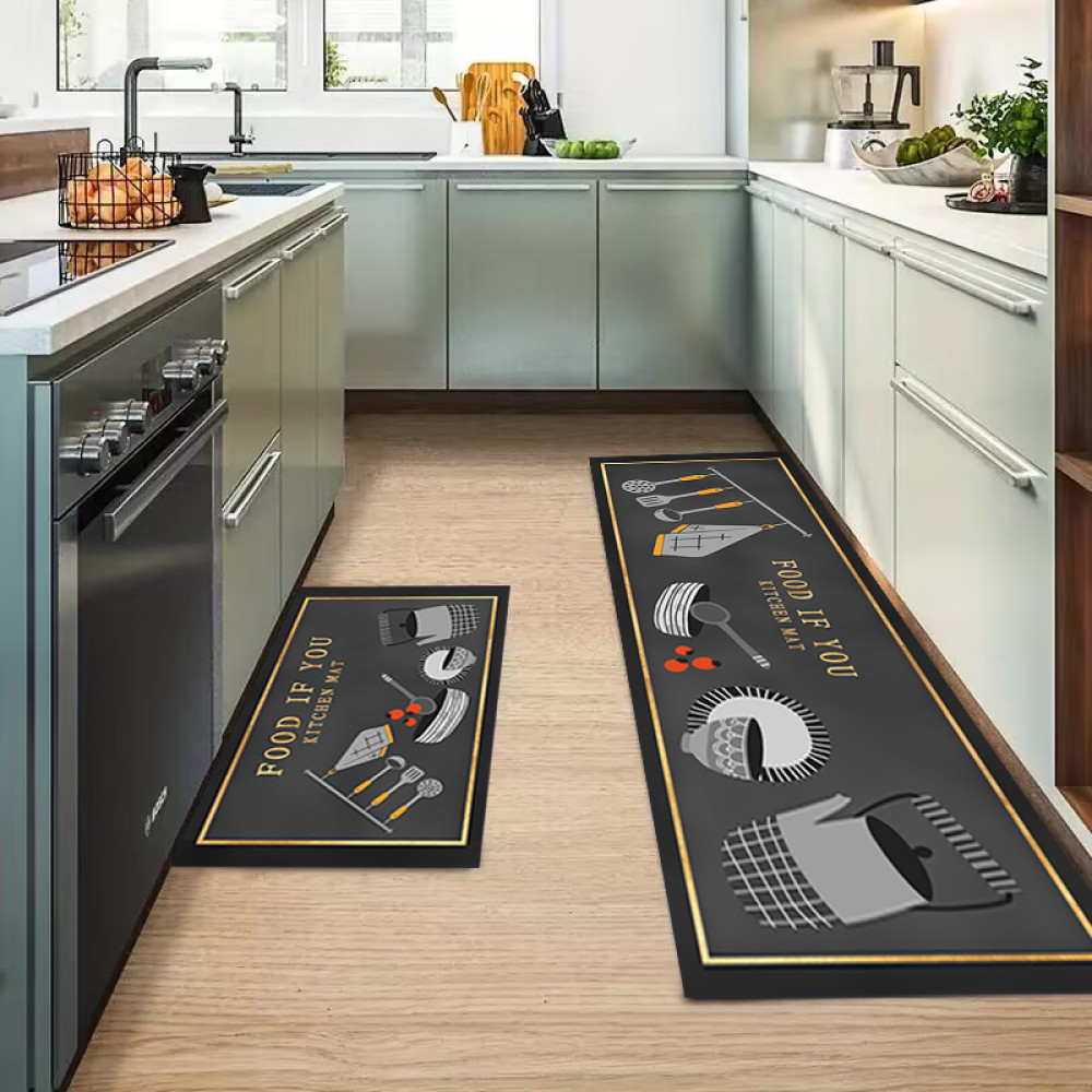 Σετ 2τμχ πατάκια αντιολισθητικά (160x50cm & 80x50cm) CRY50-40