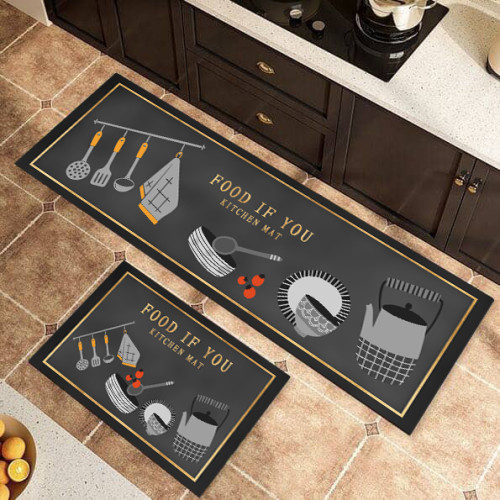 Σετ 2τμχ πατάκια αντιολισθητικά (160x50cm & 80x50cm) CRY50-40