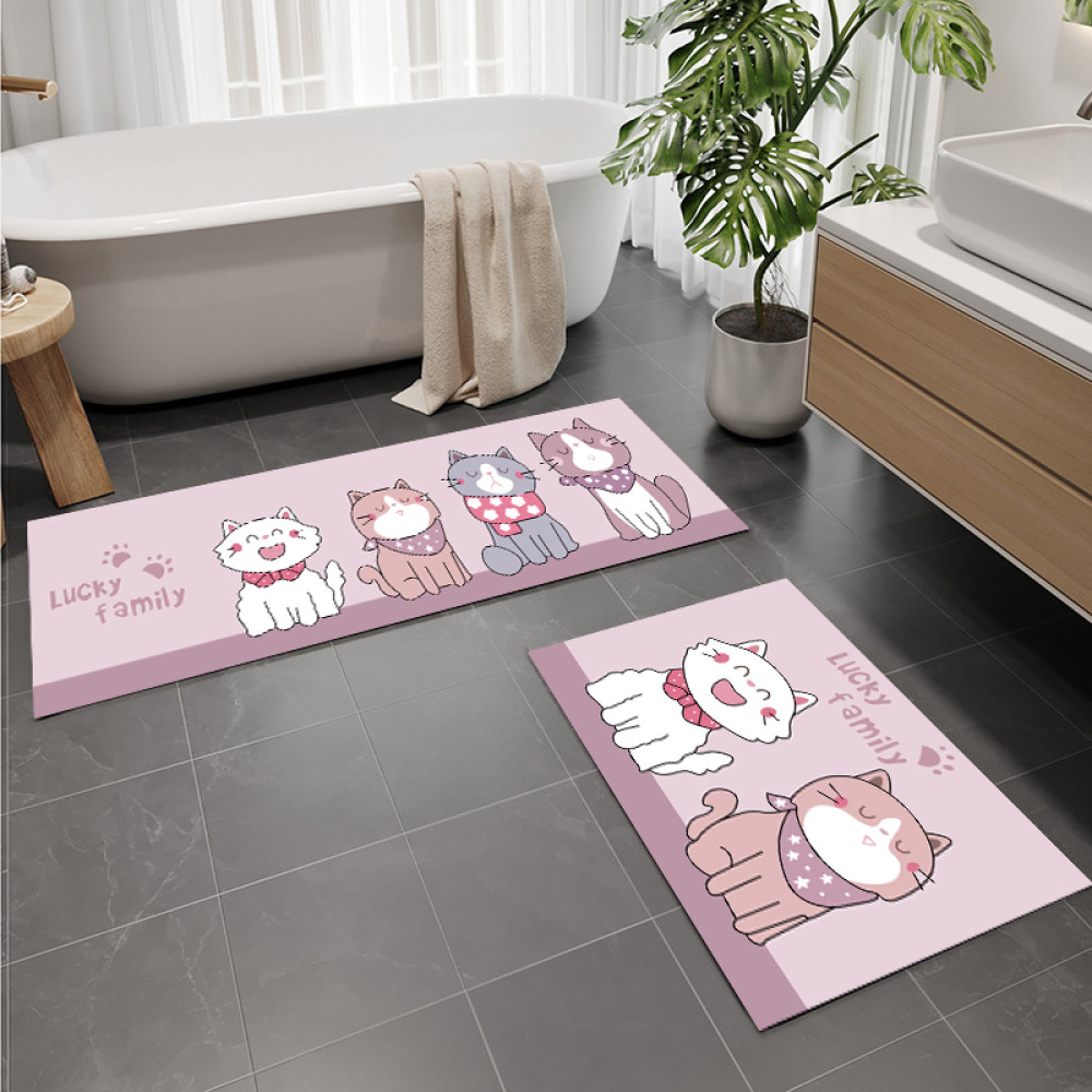 Σετ 2τμχ πατάκια αντιολισθητικά (160x50cm & 80x50cm) PAT-043