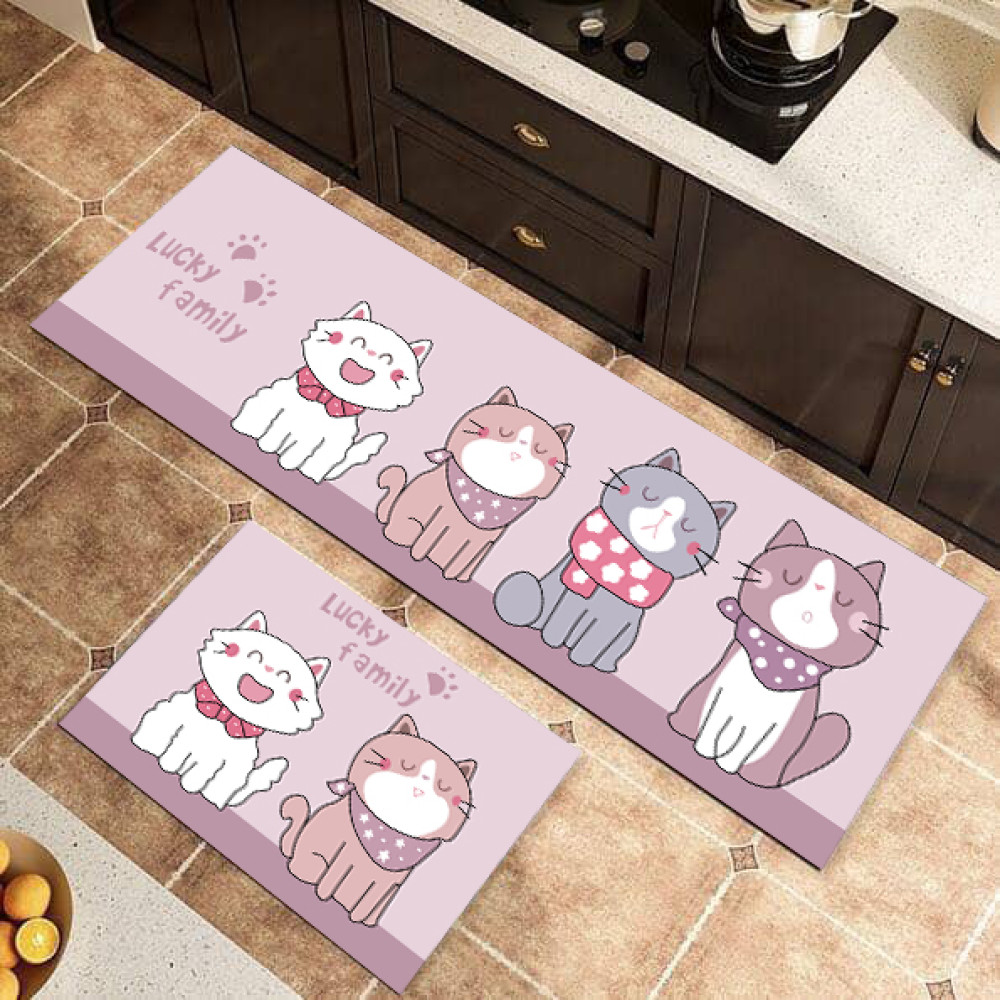 Σετ 2τμχ πατάκια αντιολισθητικά (160x50cm & 80x50cm) PAT-043