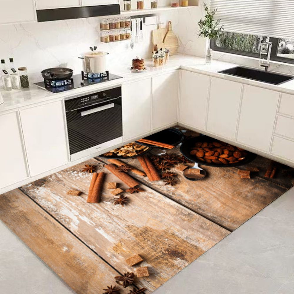 Σετ 3τμχ Χαλάκια κουζίνας αντιολισθητικά Crystal Velvet (1*120x180 & 2*50x80) CIL-3