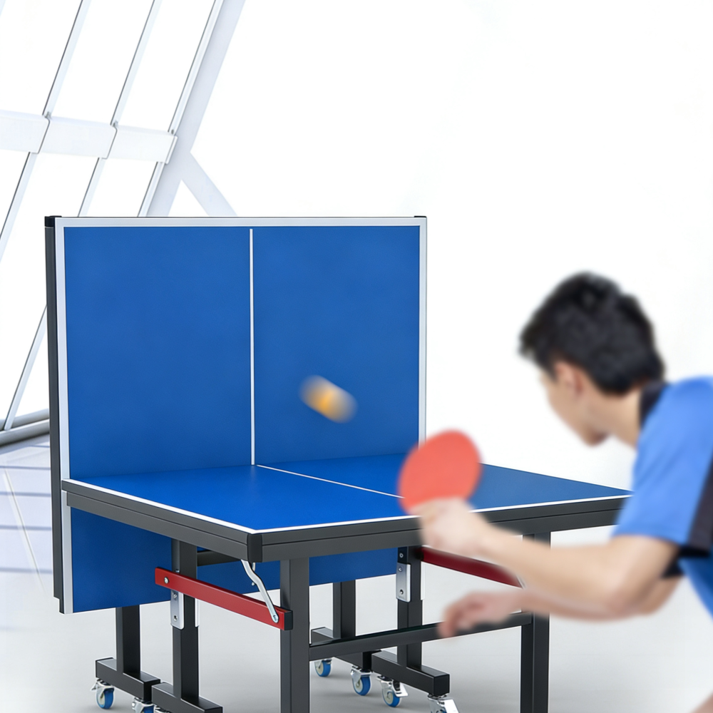 Επαγγελματικό Τραπέζι Ping Pong με Επιφάνεια 18mm Density Board (MDF) και Μεταλλικά Πόδια – 274x152x76cm TABLE-10