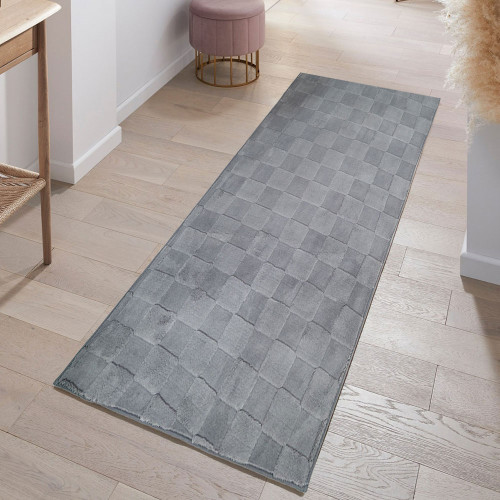 Διάδρομος Γούνινος Cozy  Σκούρο Γκρι (Dark grey ) 80cm MSC-002-ANT-DIAD
