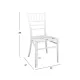 Καρέκλα Πολυπροπυλένιου Catering Tiffany Λευκό 39x47x89cm Καρέκλα Πολυπροπυλένιου Catering Tiffany Λευκό 39x47x89cm