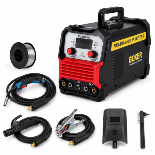 BOXER Ηλεκτροκόλληση Inverter IGBT 2 σε 1 350A MIG / MMA με Αξεσουάρ BX3279