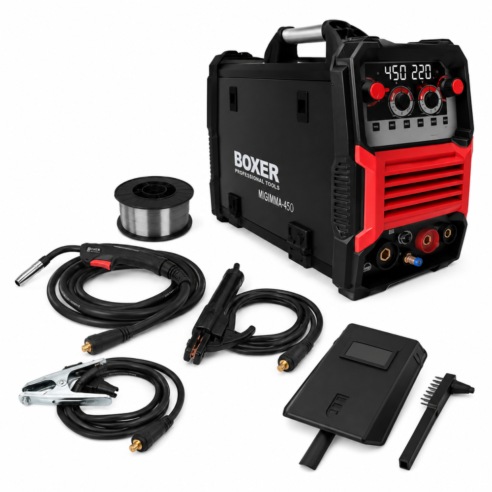 BOXER Ηλεκτροκόλληση Inverter IGBT 3 σε 1 400A MIG / MAG / MMA BX3280 BOXER Ηλεκτροκόλληση Inverter IGBT 3 σε 1 400A MIG / MAG / MMA BX3280