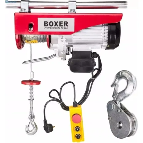 BOXER Ηλεκτρικό Συρματόσχοινο Βαρούλκο 3000W – 500/1000kg BX564