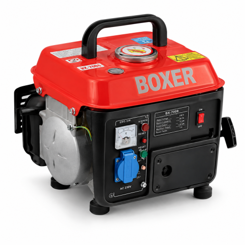 BOXER Βενζινοκίνητη Γεννήτρια 1250W Μονοφασική 230V / 12V 2HP BX7008