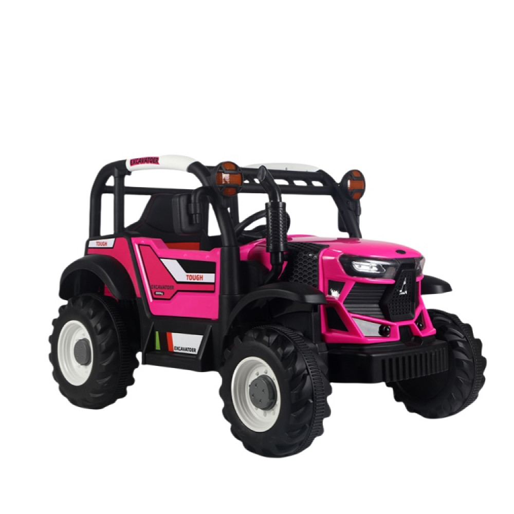 Ηλεκτροκίνητο Παιδικό Τρακτέρ Ροζ 12V 6602-PINK