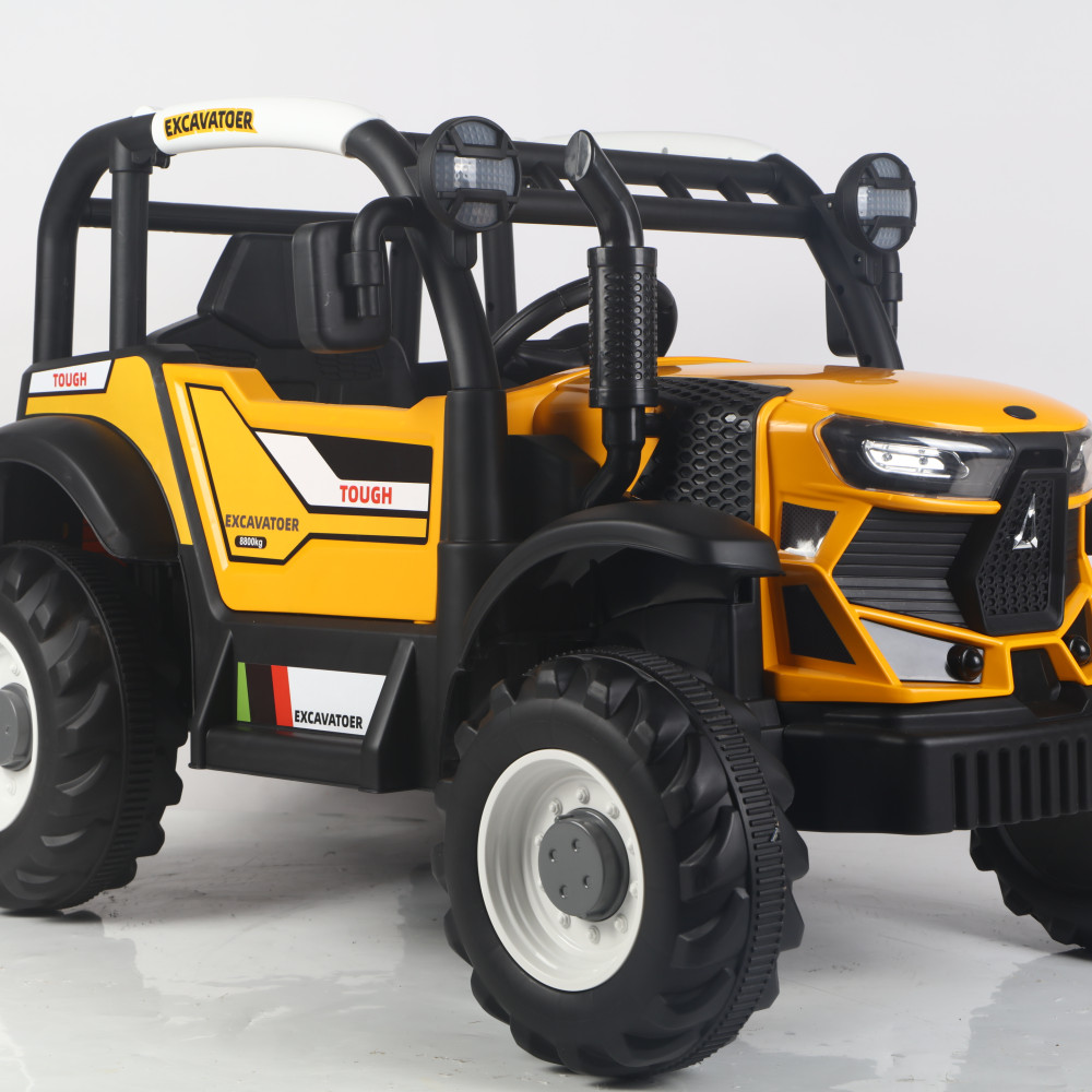 Ηλεκτροκίνητο Παιδικό Τρακτέρ Κίτρινο 12V 6602-YELLOW