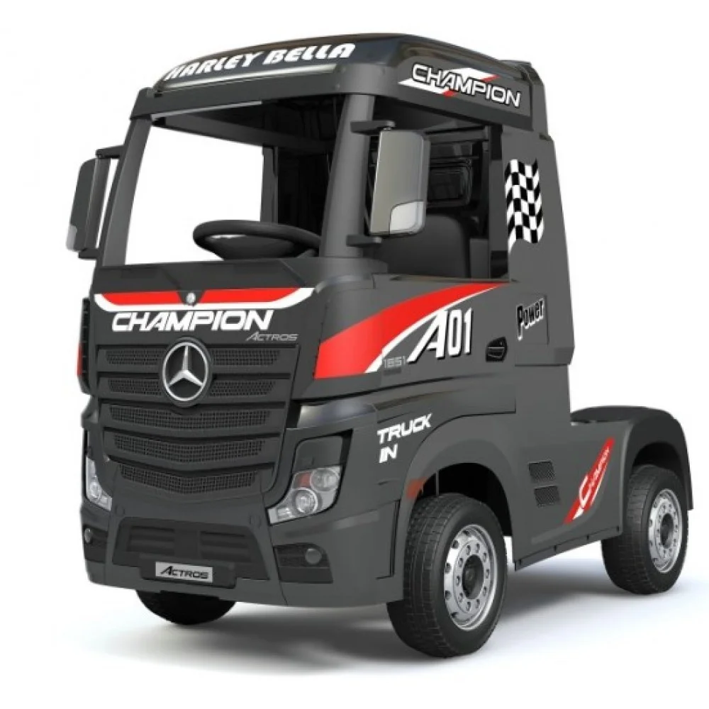 Ηλεκτροκίνητο Παιδικό Φορτηγό Mercedes-Benz Actros Licensed 12V με Δερμάτινο Κάθισμα & EVA Λάστιχα Μαύρο HL358-BLACK Ηλεκτροκίνητο Παιδικό Φορτηγό Mercedes-Benz Actros Licensed 12V με Δερμάτινο Κάθισμα & EVA Λάστιχα Μαύρο HL358-BLACK