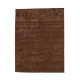 Γούνινο Χαλί Ανάγλυφο "COZY' Μονόχρωμο Καφέ 120x160cm MSC-001-BR-120