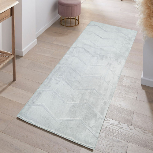 Διάδρομος Γούνινος Cozy  Γκρί 80cm MSC-001-SILVER-DIAD