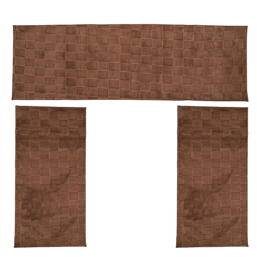 Σετ Κρεβατοκάμαρας 3τμχ Γούνινο Cozy Καφέ (1*65x200 & 2*65x130) MCS-002-BR-SET