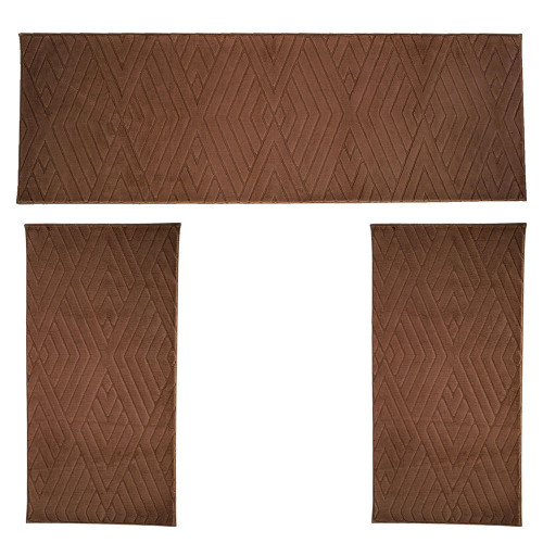 Σετ Κρεβατοκάμαρας 3τμχ Γούνινο Cozy Καφέ (1*65x200 & 2*65x130) MCS-003-BR-SET