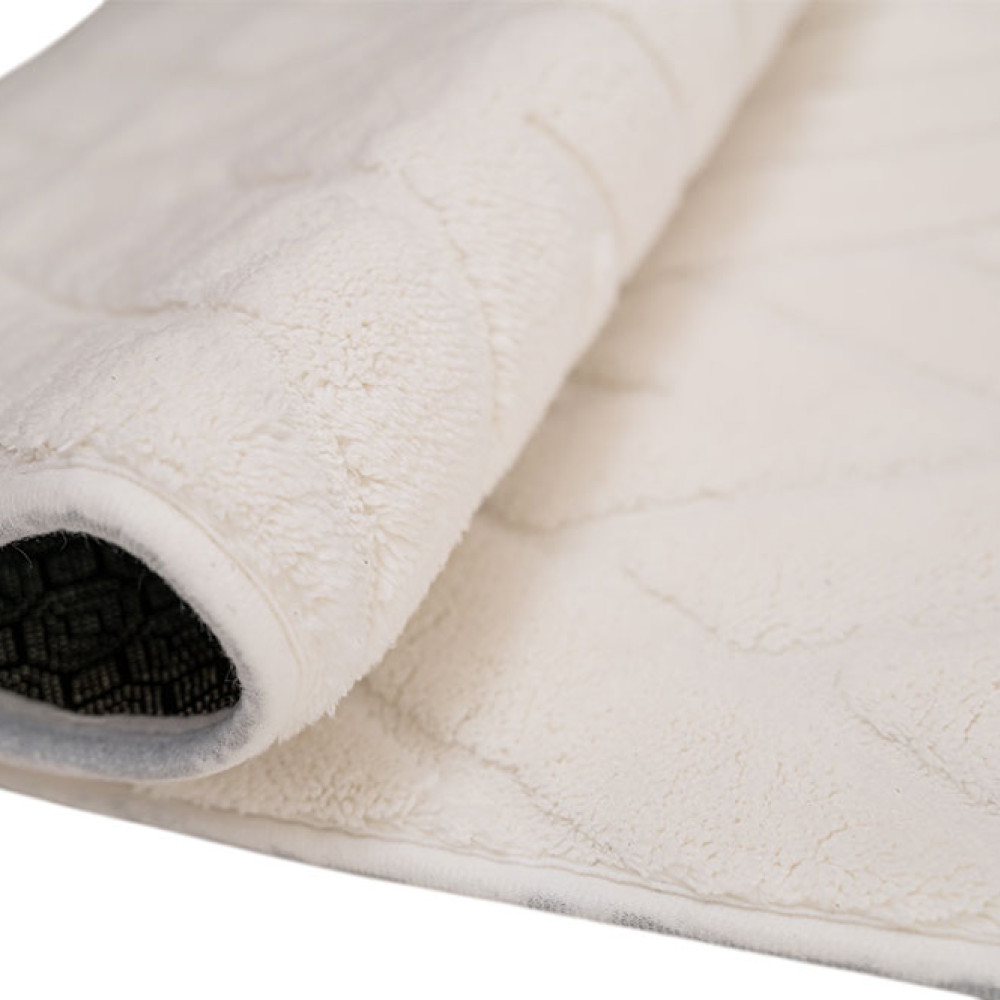 Γούνινο Χαλί Ανάγλυφο "COZY' Μονόχρωμο Λευκό 200x250cm MSC-003-WH-200