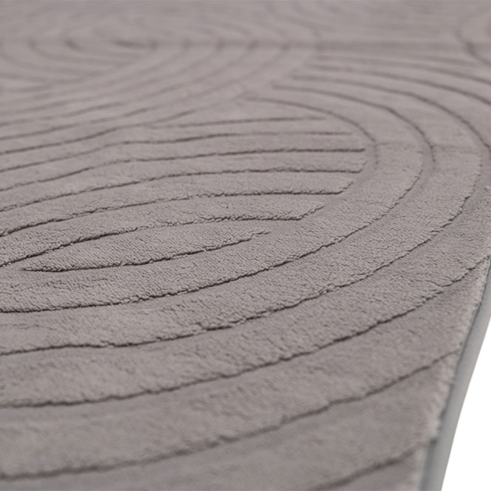 Γούνινο Χαλί Ανάγλυφο "COZY' Μονόχρωμο Γκρί 160x210cm MSC-004-GR-160
