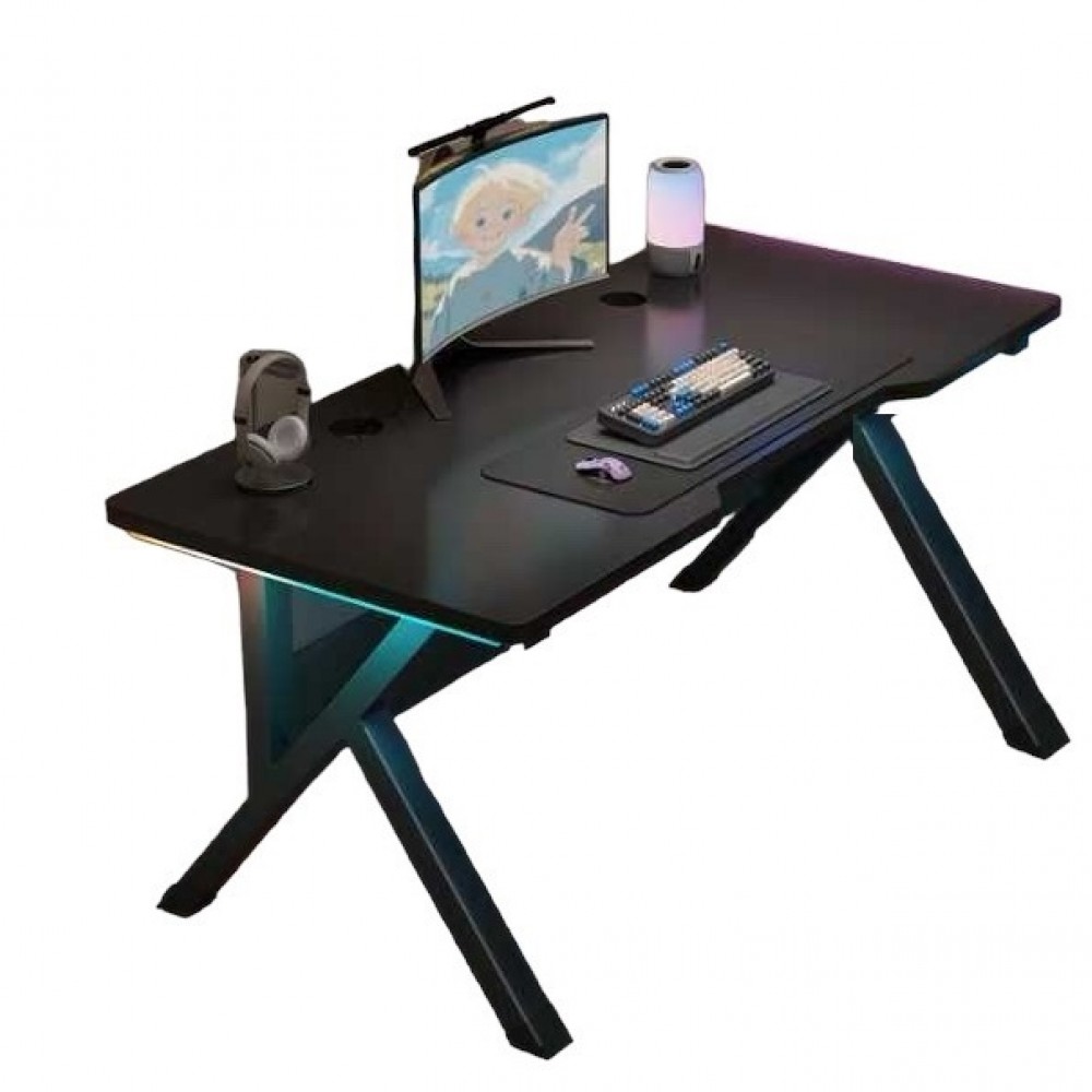 Γραφείο GAMING με φωτισμό led RGB και μεταλλικά πόδια 120x60x76cm OFC-RGB Γραφείο GAMING με φωτισμό led RGB και μεταλλικά πόδια 120x60x76cm OFC-RGB