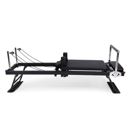 Επαγγελματικό Πτυσσόμενο Κρεβάτι Pilates Reformer Μαύρο S1001E-BLACK