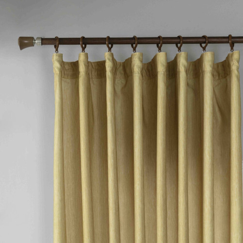 Κουρτίνα Σκίασης Κίτρινη με Τρέσα 270x280cm 6019-7