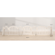 322 cm Πλαστικός Φράχτης DYI Λευκός QD052-WH 322 cm Πλαστικός Φράχτης DYI Λευκός QD052-WH